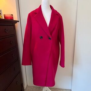 Sam Edelman Vibrant Fuchsia Winter Coat